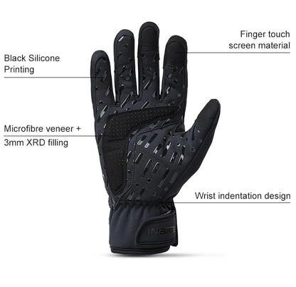 Winter Cycling Gloves for Women Warm Fleece Biking Glove for Riding Waterproof Touchscreen Accessories