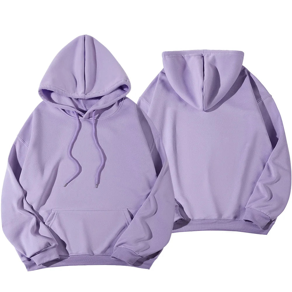 Women's Hoodies Casual Hoodie 2026 Solid Color Hoodies Oversize  Sweatshirt