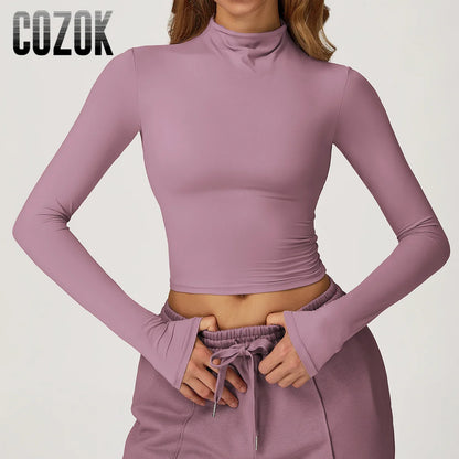 Yoga Shirts for Women 2025 Long Sleeve Quick-drying Versatile Outer Wear