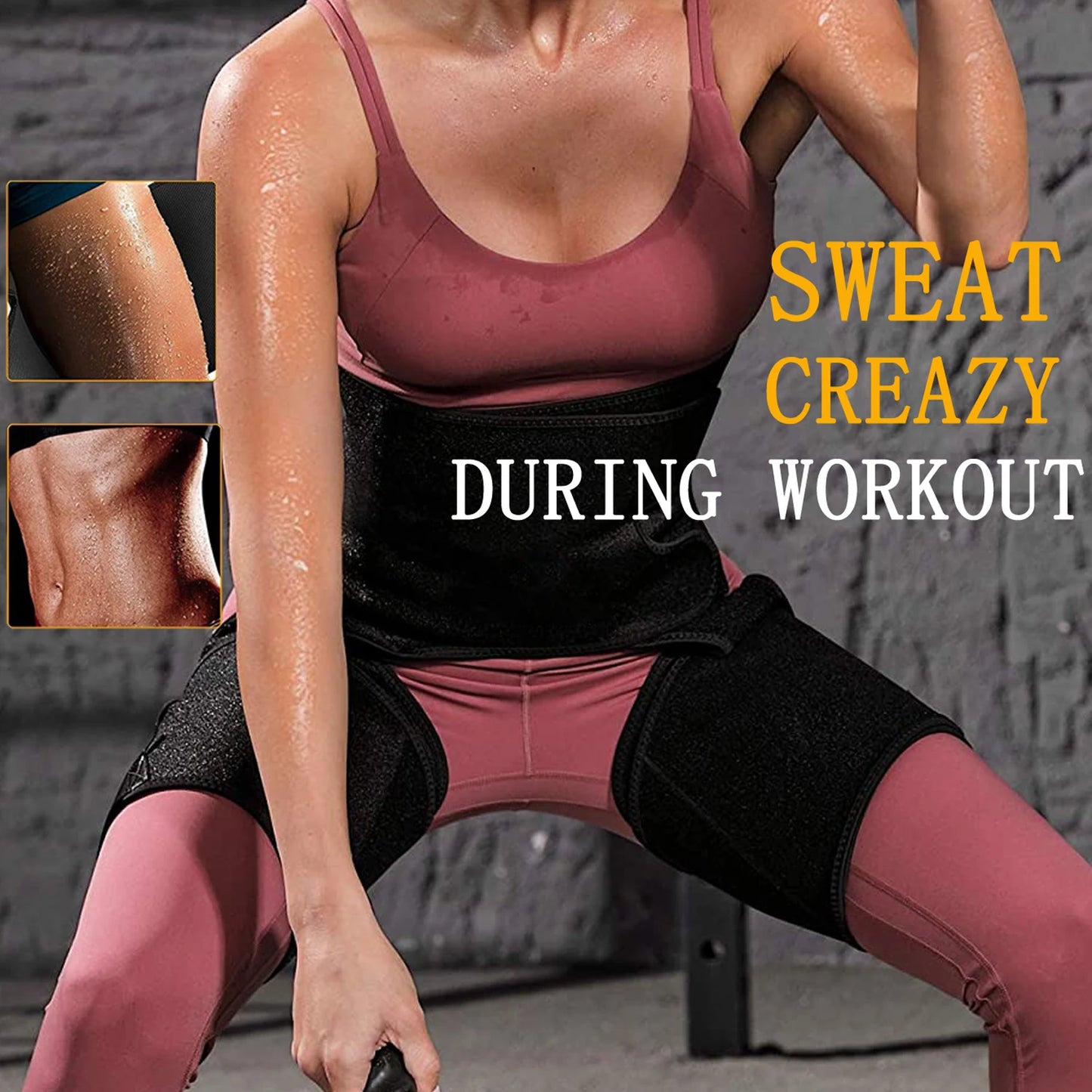 Waist Trainer  Waist And Thigh Trimming And Weight Loss Training Hip Lifting Trimming Belt