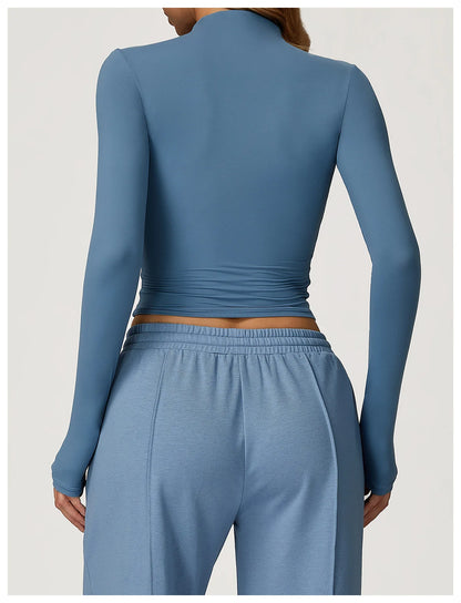 Yoga Shirts for Women 2025 Long Sleeve Quick-drying Versatile Outer Wear