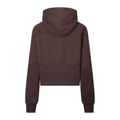 Women's Half-Zip Hoodies Fleece Sweatshirt Sports Jacket with Thumbhole