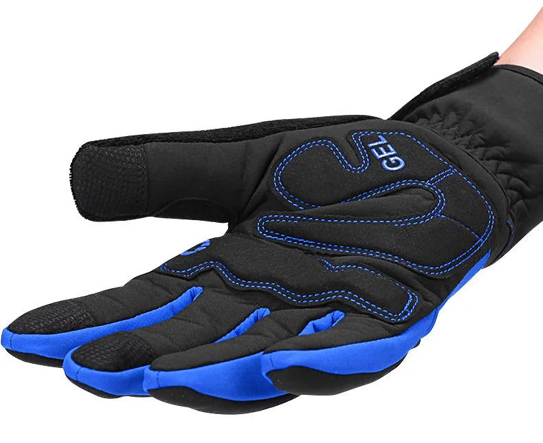 Winter Cycling Gloves for Women Warm Fleece Biking Glove for Riding Waterproof Touchscreen Accessories