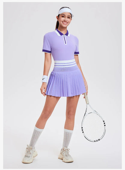 Women Short Sleeve Golf Wear Fashion Lady Top Sports Tennis T Shirts