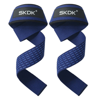 2Pcs Adjustable Weightlifting Wrist Straps Non-Slip Strength Training Fitness Lifting Support Gym Booster Bands Sports Grip