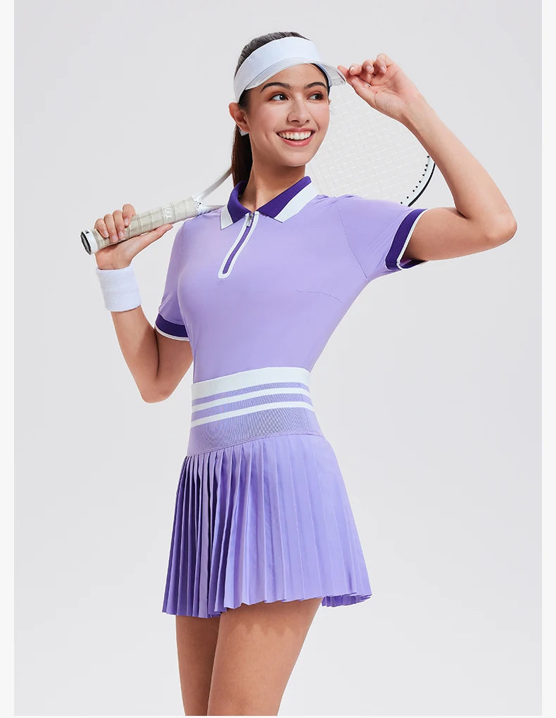 Women Short Sleeve Golf Wear Fashion Lady Top Sports Tennis T Shirts