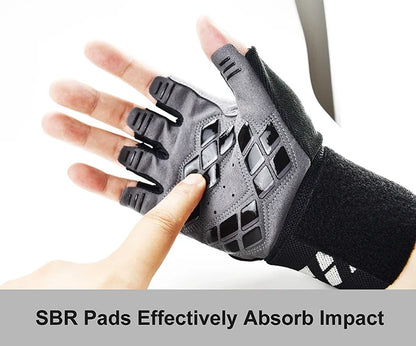 Half Finger Gym Gloves Training Fitness Gloves Anti-slip Gel Bodybuilding Workout
