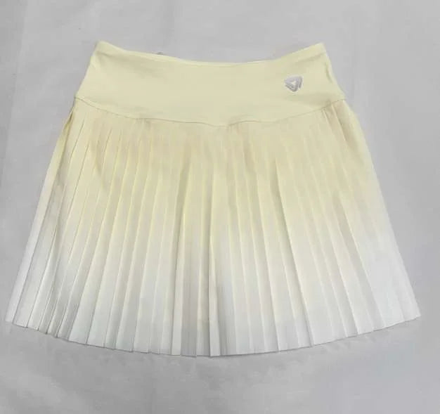 Golf Mini Skirt High Waist Pleated Tennis Sport Skirt Pocket  Fitness Casual Skorts