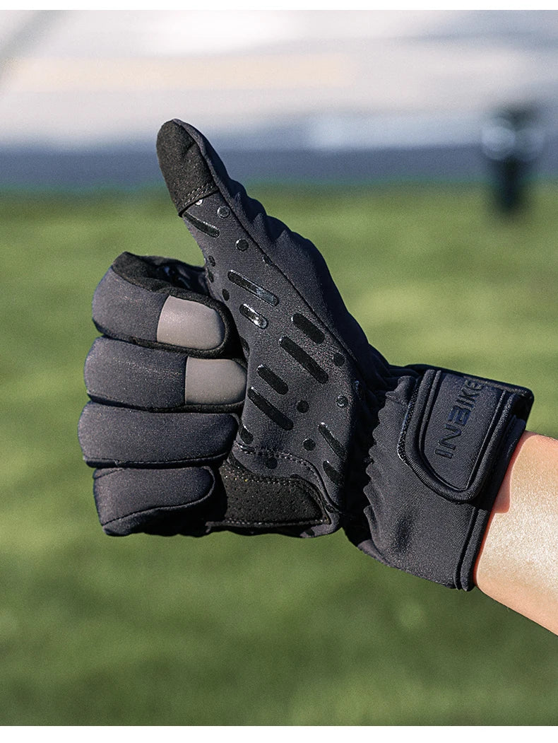 Winter Cycling Gloves for Women Warm Fleece Biking Glove for Riding Waterproof Touchscreen Accessories