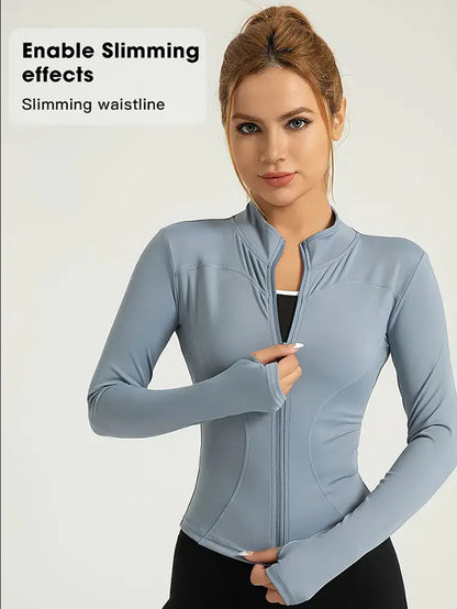 Professional elastic women's sliming yoga Cycling fitness top