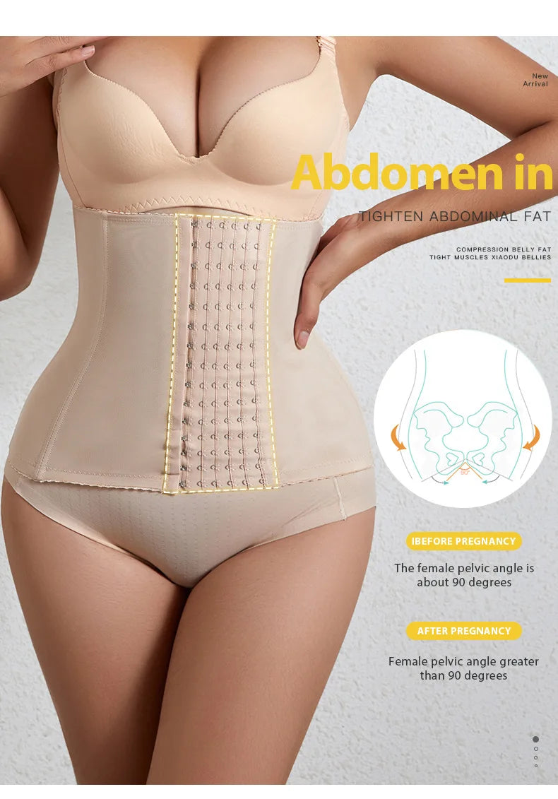 Slimming Waist Trainer Belt Shapewear Tummy Control Belly Cincher Body Shaper Fat Compression Girdles