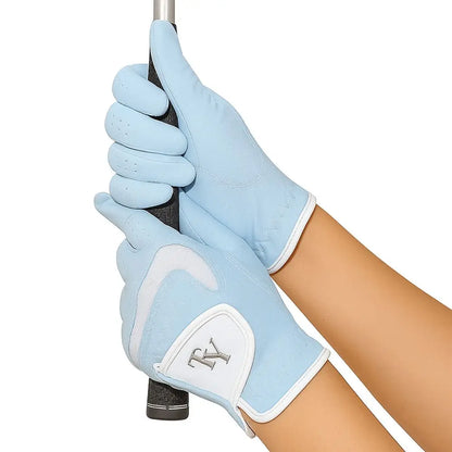 Breathable Women's Golf Gloves Wear Resistant Comfortable Non-slip Durable Full Finger