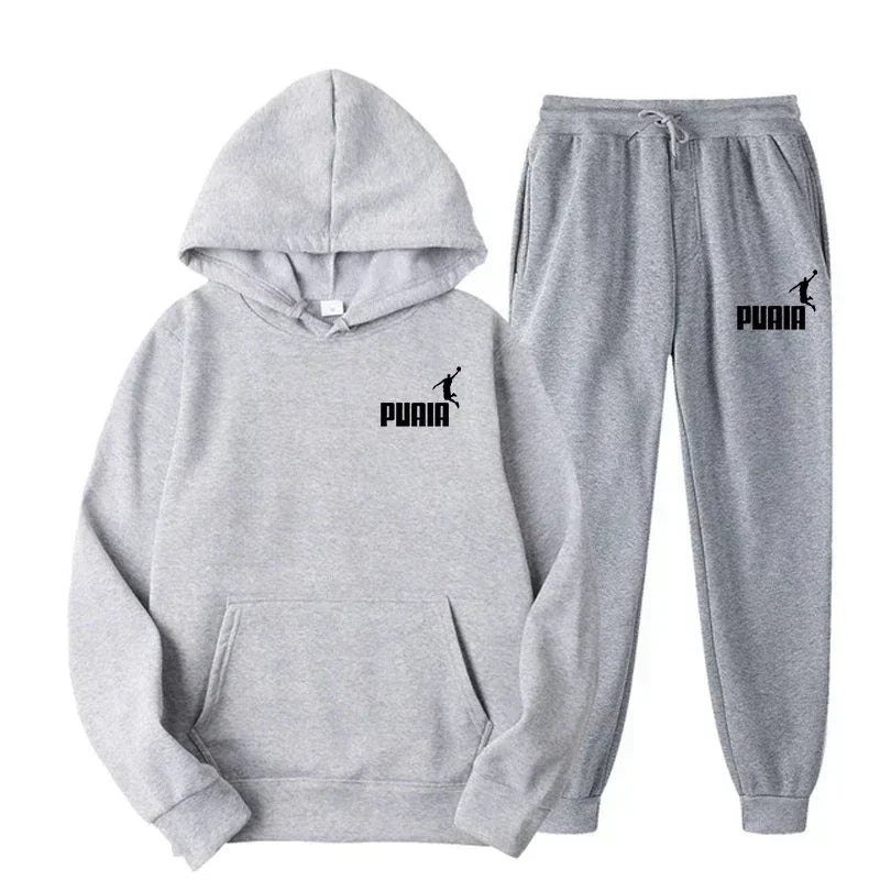 New Men's and Women's Hoodies Fashion Street Casual Set Autumn/Winter Sportswear+Pants Multi Color Set