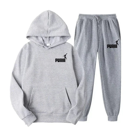 New Men's and Women's Hoodies Fashion Street Casual Set Autumn/Winter Sportswear+Pants Multi Color Set