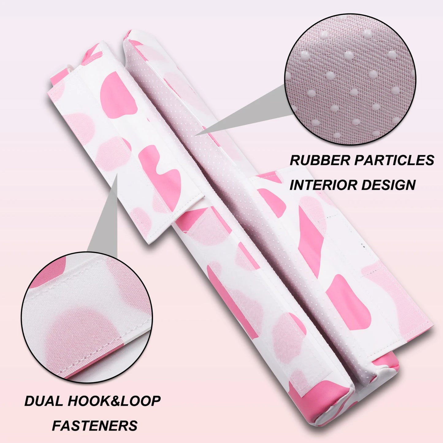 Cow Print Barbell Squat Pad Thick Foam PU Leather Padding for Neck Shoulder Protective Home Gym Weightlifting Training Equipment