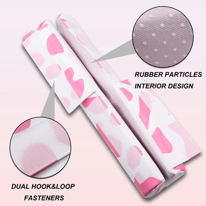 Cow Print Barbell Squat Pad Thick Foam PU Leather Padding for Neck Shoulder Protective Home Gym Weightlifting Training Equipment