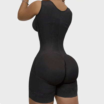 Body Shaper Women Shapewear Bodysuit 9-bone High Compression Girdles Double Tummy Control Full Body Open Crotch