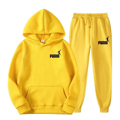 New Men's and Women's Hoodies Fashion Street Casual Set Autumn/Winter Sportswear+Pants Multi Color Set