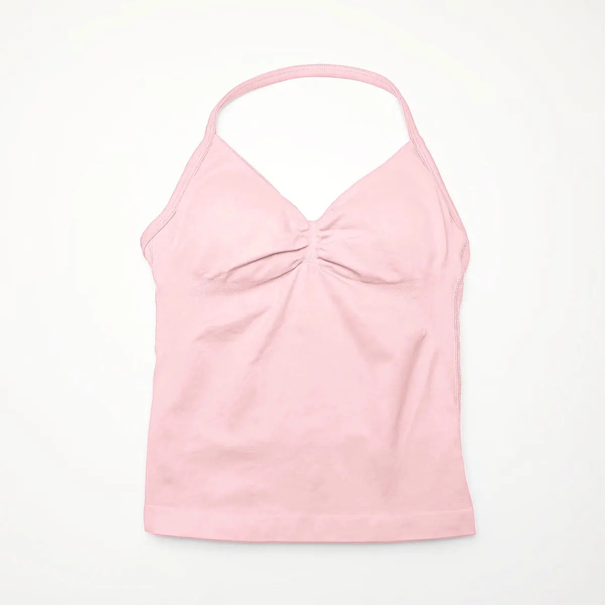Longline Strappy Top Sports Fitness Tank Top Gym Beautiful Open Back Bra Halter