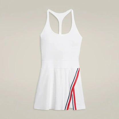 Golf wear Women Tennis dress with shorts  badminton sportswear Sports mountaineering wear blue