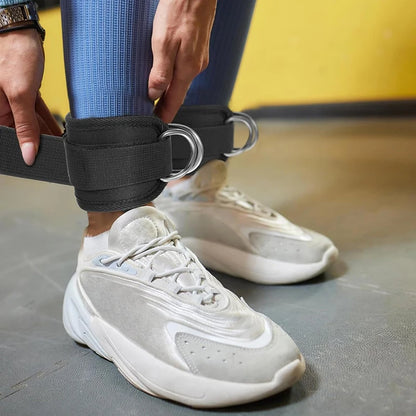 Adjustable Ankle Cuffs - Leg Workout Straps for Glute & Thigh Training,