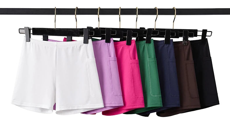 Women Tennis Yoga Dress Solid Color Stretchy Soft  Breathable Golf Short Sportswear