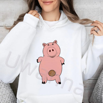 Toy Story Graphic Cute Loose Fit Sweatshirt Harajuku Female Winter Fleece Hoodies