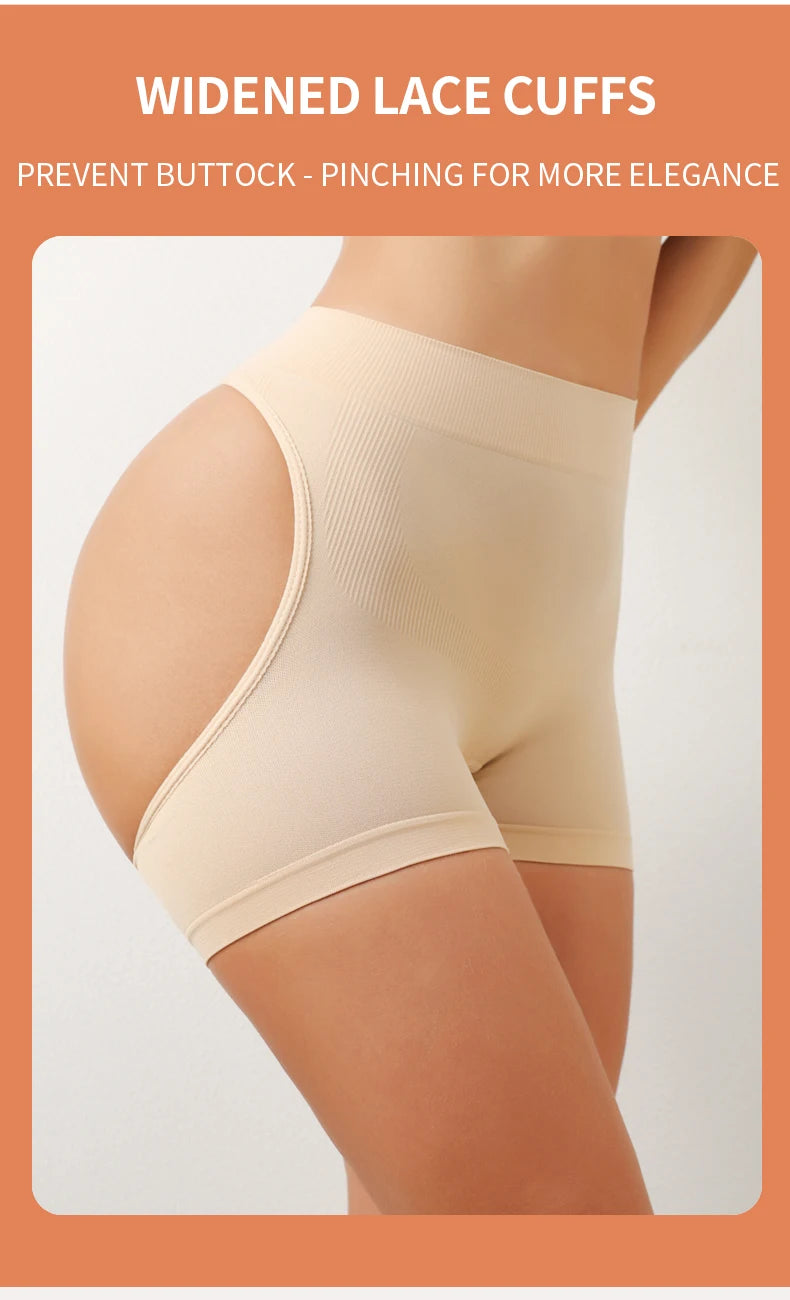 Mid Waist Butt Lifting Shorts Seamless Tummy Control Body Shaper Women Shapewear Panties Breathable Belly Slimming Pants