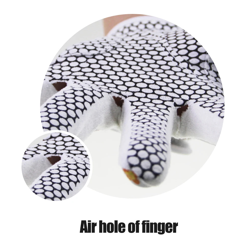 1Pair Golf Gloves  Leather Soft  Durable Gloves Anti-skid Breathable Sports Gloves