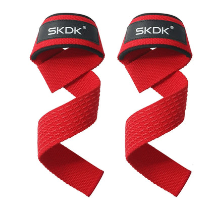 2Pcs Adjustable Weightlifting Wrist Straps Non-Slip Strength Training Fitness Lifting Support Gym Booster Bands Sports Grip