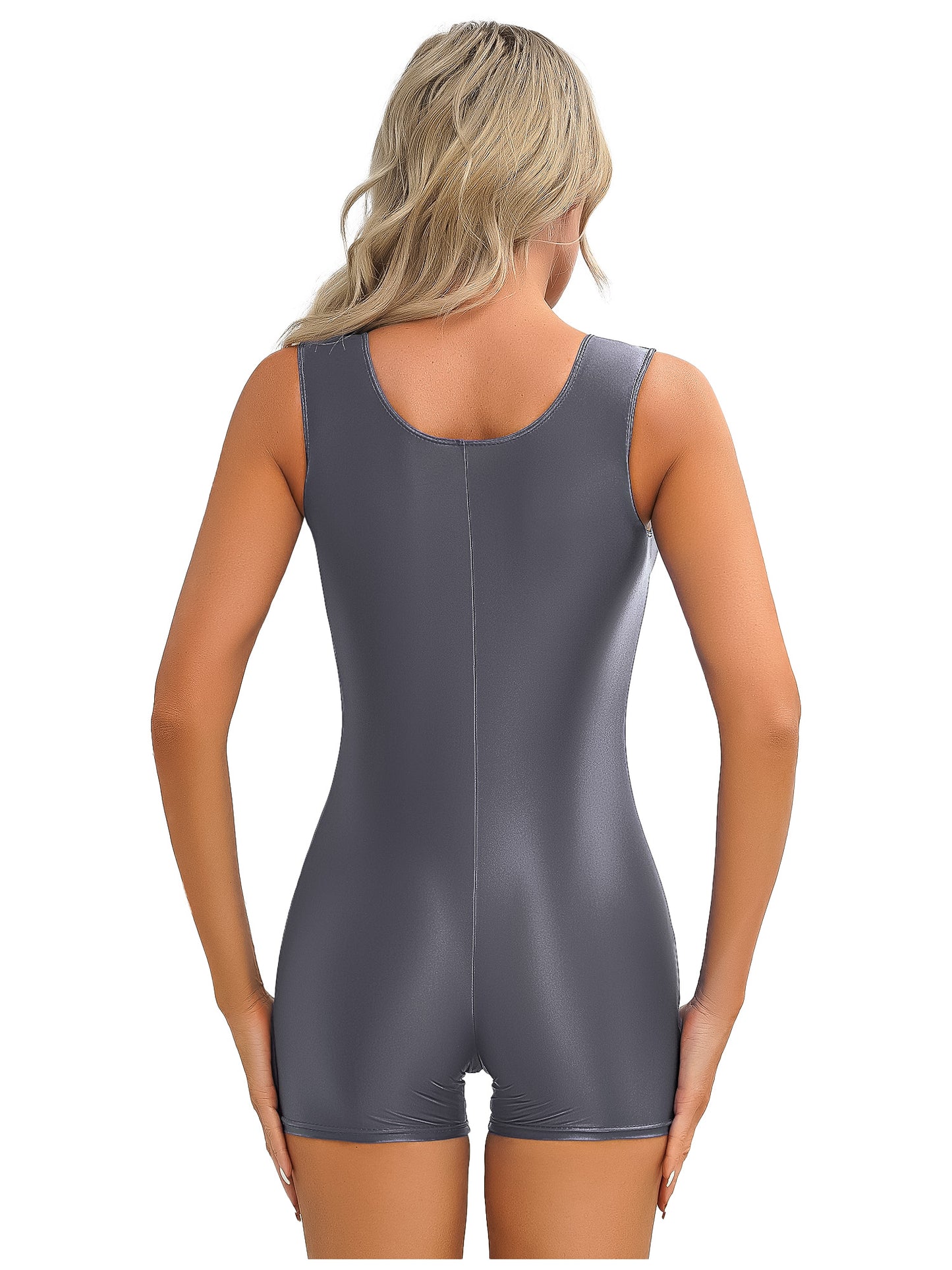 Yoga Sport Boyleg Bodysuit Pilates Aerobics Dance Leotard Gym Bodybuilding Workout Playwear