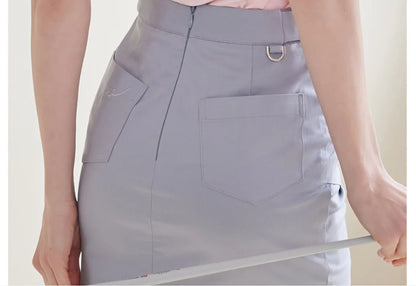Short Sleeve Tops Golf T-shirts Quick-dry Breathable Shirts Lace Up Pleated Golf Skirt