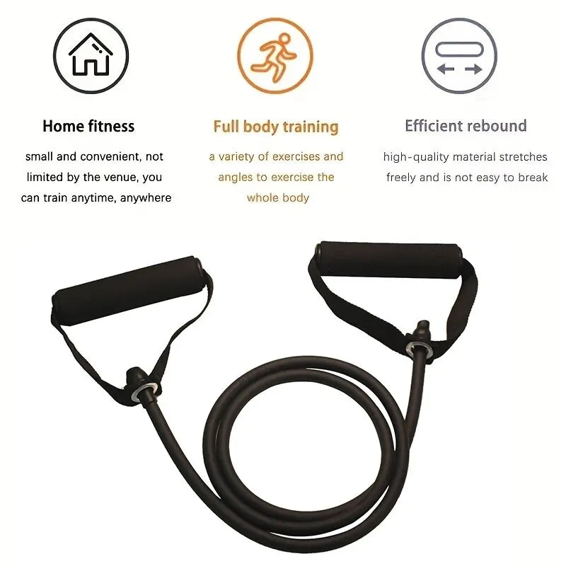Resistance Bands With Handles, Exercise Bands, Workout Bands With Handles  Strength Training Equipment At Home
