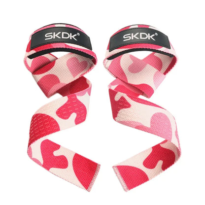 2Pcs Adjustable Weightlifting Wrist Straps Non-Slip Strength Training Fitness Lifting Support Gym Booster Bands Sports Grip