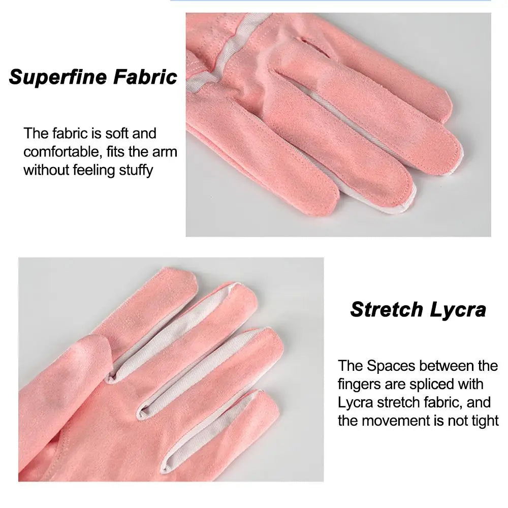 Breathable Women's Golf Gloves Wear Resistant Comfortable Non-slip Durable Full Finger