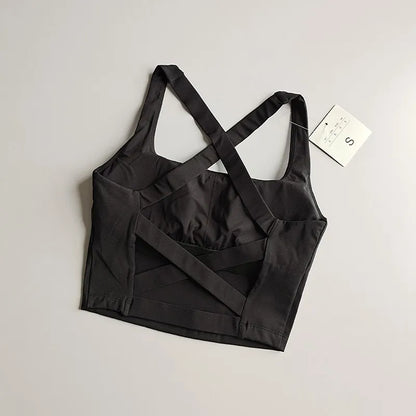 Seamless Sports Bra Sexy Yoga Fitness  Push-Up Bra