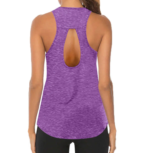 Yoga Sexy Tank Tops Breathable Sleeveless T-shirt Gym Fitness