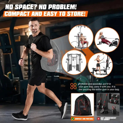 Home fitness equipment. A resistance band used for downward pressure and other exercises to shape your triceps, latissimus dorsi