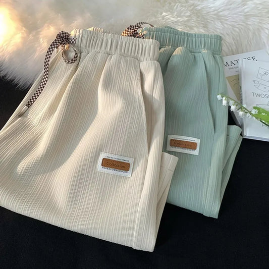 silk Shorts Breathable comfortable Quick drrying Knee length Loose casual Pants