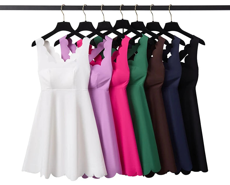 Women Tennis Yoga Dress Solid Color Stretchy Soft  Breathable Golf Short Sportswear