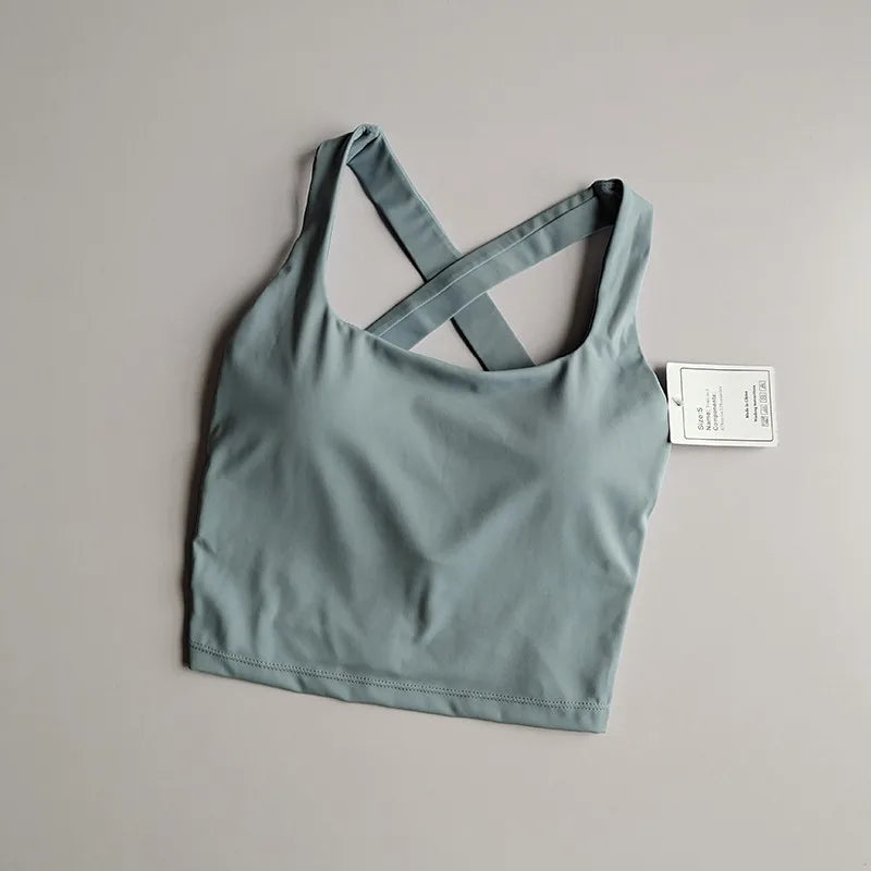 Seamless Sports Bra Sexy Yoga Fitness  Push-Up Bra