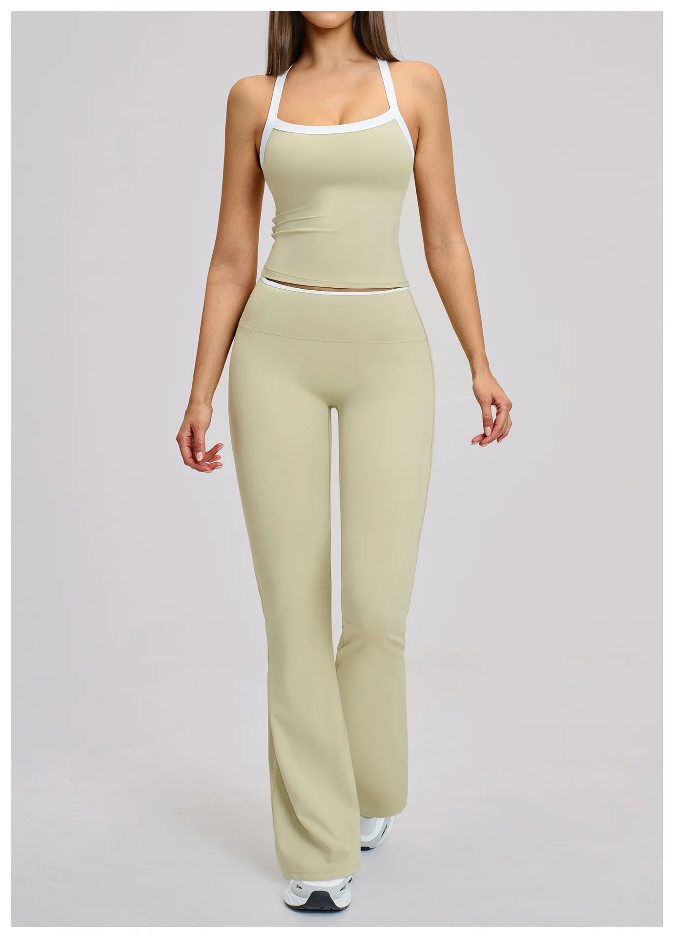 Yoga Set for Women Tight-fitting Gym Outfit Sportswear Yoga Vest Running Shorts Fitness Clothes