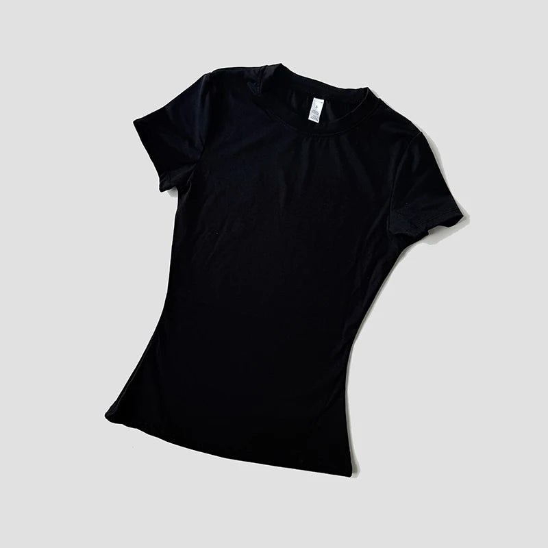 Women Seamless T Shirts Fitness Clothes Short Sleeve Yoga Active Wear
