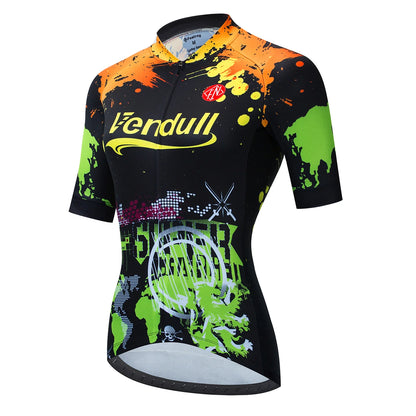 Women Cycling Jersey Tops Summer Racing Short Sleeve MTB Bike Jersey Shirt