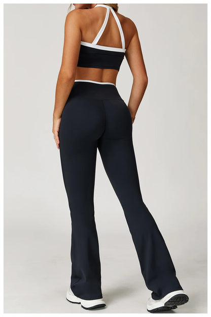 Yoga Set for Women Tight-fitting Gym Outfit Sportswear Yoga Vest Running Shorts Fitness Clothes