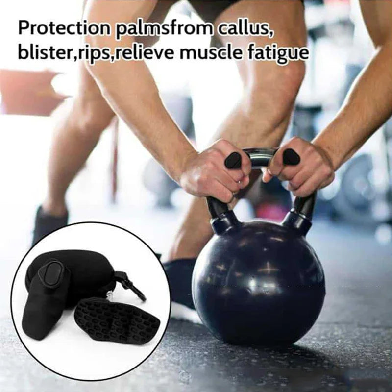 New Gym Grips Fingerless Workout Gym Gloves Crosstraining Palm Grip Hand Protection Weight Lifting Grips