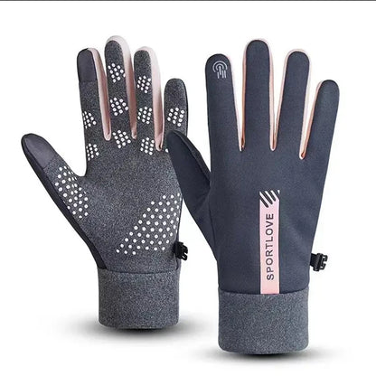 Winter Gloves Women Cycling Bike Thermal Fleece Cold Resistance Wind Waterproof