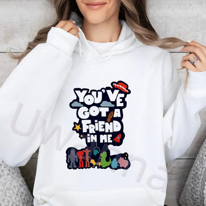 Toy Story Graphic Cute Loose Fit Sweatshirt Harajuku Female Winter Fleece Hoodies