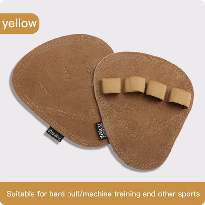 Powerlifting Gym Gloves Breathable Gloves Weightlifting Leather Palm Guard Fitness Gloves for Men Women