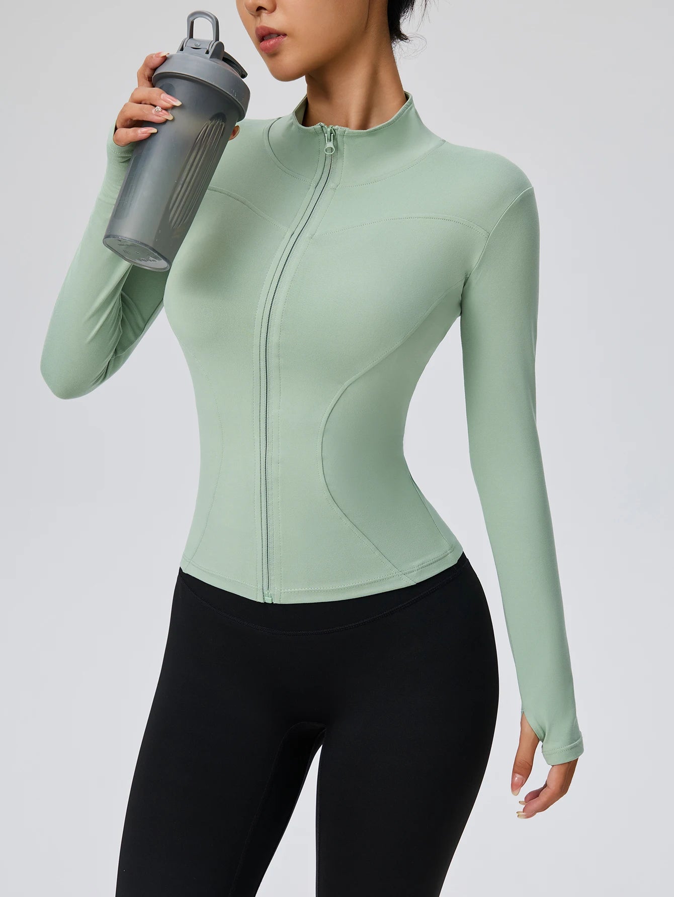 Professional elastic women's sliming yoga Cycling fitness top